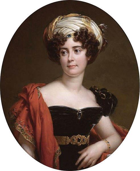 Baron Gerard Blanche-Josephine Le Bascle d'Argenteuil, duchesse de Maille Sweden oil painting art